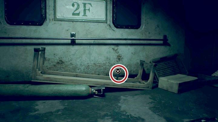 W windzie możesz wybrać, czy wolisz udać się na niższe piętro lub wyższe (F1/F2) - Resident Evil 7: Wrak statku - solucja - Resident Evil 7 - poradnik, solucja