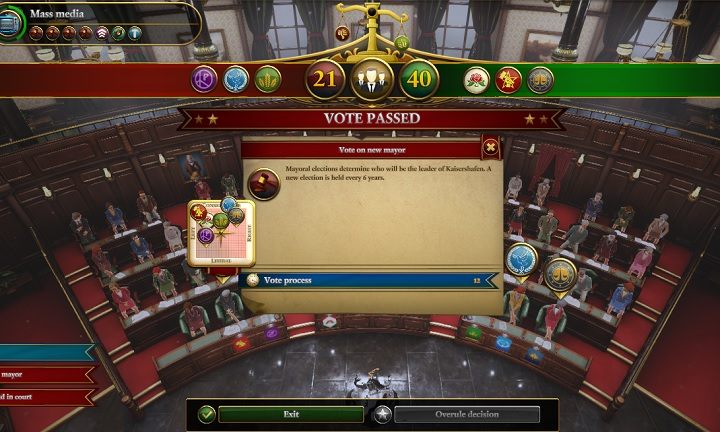 Po wyczerpaniu wszystkich opcji manipulacji wynikiem nadchodzi czas głosowania - Głosowanie w Urban Empire - Urban Empire - poradnik do gry