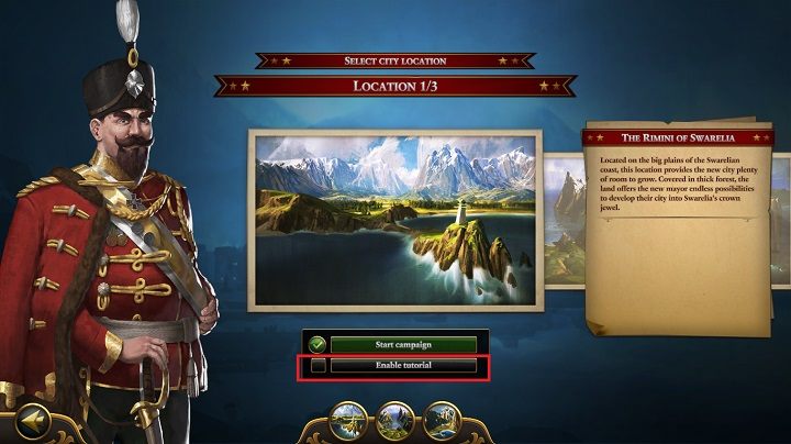 Ważne jest, że samouczka nie możesz wyłączyć w rozpoczętym już scenariuszu, więc najlepiej dotrwać z nim do końca rozpoczętego już trybu lub porzucić stan gry i rozpocząć od nowa - Dobry start w Urban Empire - Urban Empire - poradnik do gry