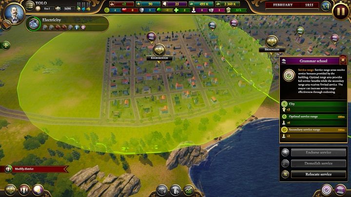 Pamiętaj, żeby nie budować dystryktów w szeregu - Dobry start w Urban Empire - Urban Empire - poradnik do gry