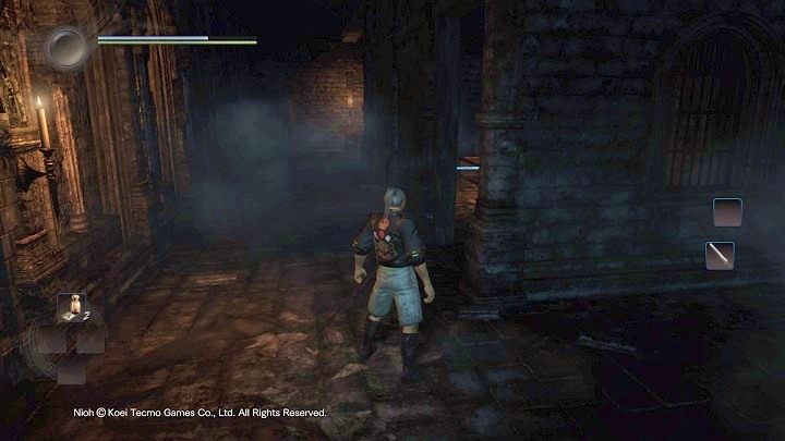 Dalsza droga prowadzi do pomieszczenia widocznego na obrazku - NiOh: Człowiek z Duchem Opiekuńczym - solucja, opis przejścia - NiOh - poradnik do gry