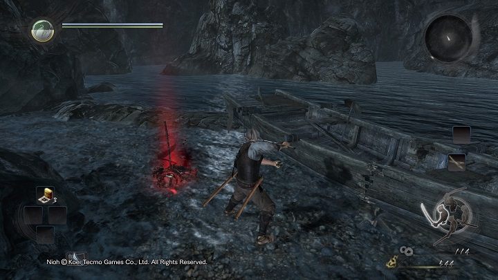 Zanim udasz się na górne poziomy lokacji skieruj się na drugi kraniec plaży - NiOh: Wyspa Demonów cz.1 (Isle of Demons) - solucja, opis przejścia - NiOh - poradnik do gry