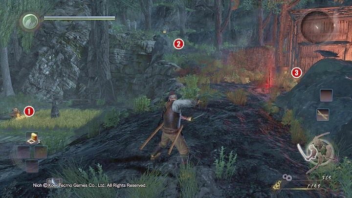 Po wszystkim rusz dalej wąwozem - NiOh: Wyspa Demonów cz.1 (Isle of Demons) - solucja, opis przejścia - NiOh - poradnik do gry