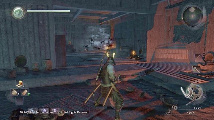 Żeby kontynuować misję będziesz musiał pokonać diabła Yoki, który zmaterializuje się przed tobą gdy tylko zbliżysz się do Krainy Yokai widocznej na obrazku - NiOh: Wyspa Demonów cz.1 (Isle of Demons) - solucja, opis przejścia - NiOh - poradnik do gry