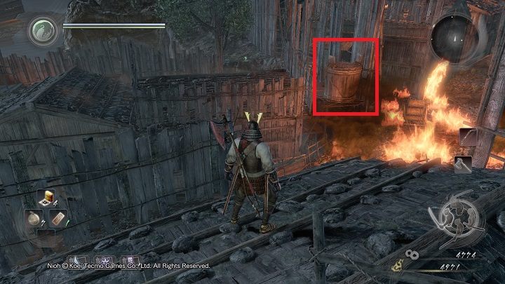Niezależnie od sposobu, znajdziesz się po drugiej stronie ściany ognia - NiOh: Wyspa Demonów cz.2 (Isle of Demons) - solucja, opis przejścia - NiOh - poradnik do gry