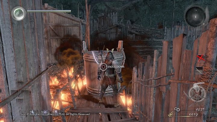 Rozbij skrzynie i skręć w prawo (po lewej będzie ściana ognia) - NiOh: Wyspa Demonów cz.2 (Isle of Demons) - solucja, opis przejścia - NiOh - poradnik do gry