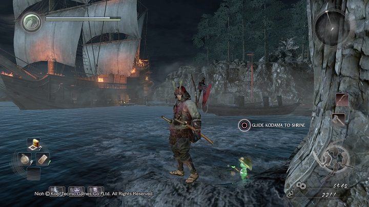 Na wybrzeżu znajdziesz kolejnego Kodamę - NiOh: Wyspa Demonów cz.2 (Isle of Demons) - solucja, opis przejścia - NiOh - poradnik do gry