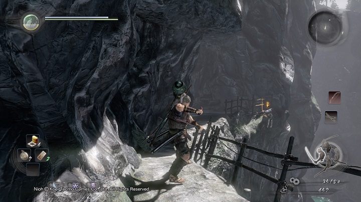 Po odwiedzeniu Chramu skieruj się w głąb lokacji - NiOh: Głęboko w ciemności (Deep in the Shadows) - solucja, opis przejścia - NiOh - poradnik do gry