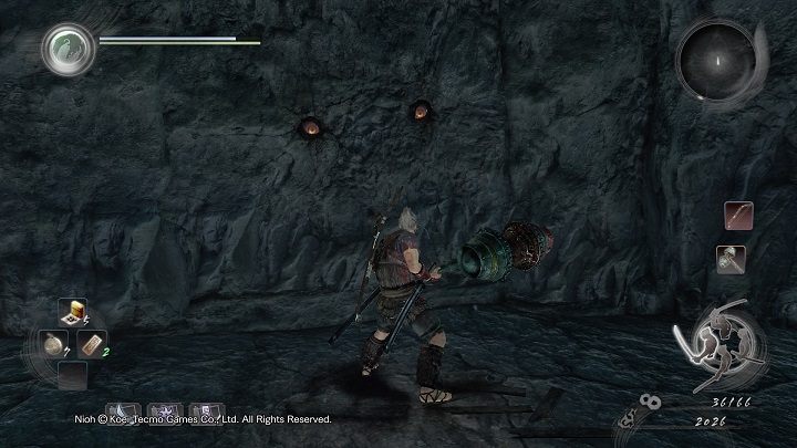 Po wszystkim przejdź pod drewnianą kładką w dół lokacji - NiOh: Głęboko w ciemności (Deep in the Shadows) - solucja, opis przejścia - NiOh - poradnik do gry