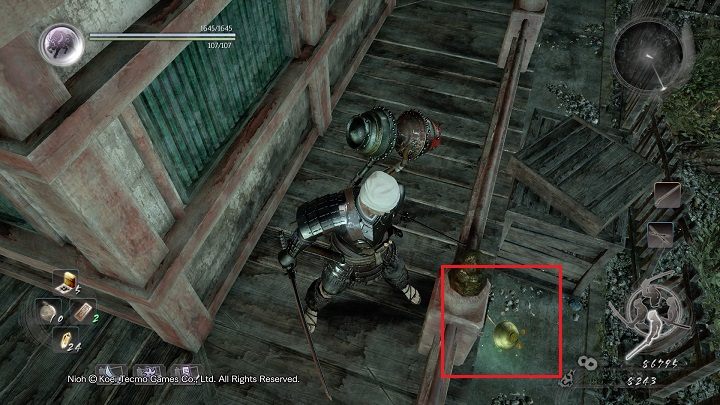 Następnie skieruj się w dalsze rejony lokacji - NiOh: Uśpiony kamień dusz (The Spirit Stone Slumbers) - solucja, opis przejścia - NiOh - poradnik do gry