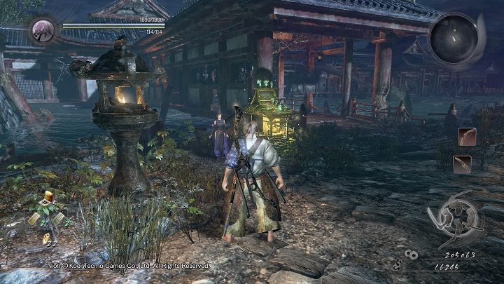 Po rozpoczęciu misji skieruj się do Chramu - NiOh: Ocean znów ryczy (The Ocean Roars Again) - solucja, opis przejścia - NiOh - poradnik do gry