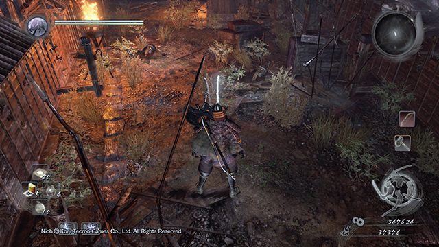 Uważaj na leżących przeciwników - NiOh: Zamek Pajęcze Gniazdo - solucja, opis przejścia - NiOh - poradnik do gry
