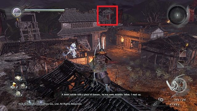 Zdejmij łucznika, aby nie przeszkadzał w walce - NiOh: Zamek Pajęcze Gniazdo - solucja, opis przejścia - NiOh - poradnik do gry