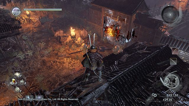 Z kokony wyjdzie duży pająk - NiOh: Zamek Pajęcze Gniazdo - solucja, opis przejścia - NiOh - poradnik do gry