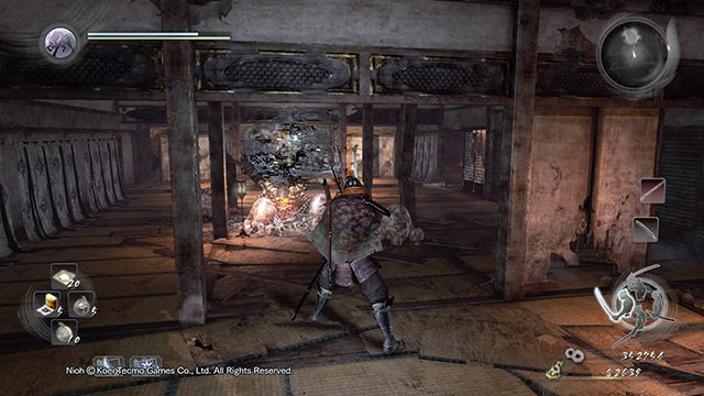 Pokonaj demona, aby zdobyć przedmiot fabularny - NiOh: Zamek Pajęcze Gniazdo - solucja, opis przejścia - NiOh - poradnik do gry