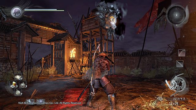 Kokon znajduje się na wieży - NiOh: Zamek Pajęcze Gniazdo - solucja, opis przejścia - NiOh - poradnik do gry