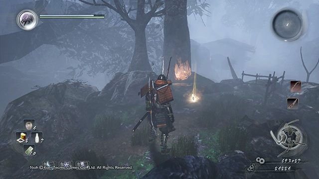 Po przewróceniu drzewa odblokujesz skrót - NiOh: Wspomnienia lilii śmierci - solucja, opis przejścia - NiOh - poradnik do gry