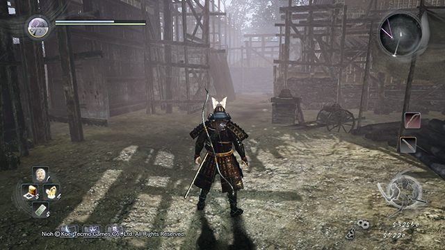 Idąc przed siebie trafisz na drabinę - NiOh: Splugawiony zamek - solucja, opis przejścia - NiOh - poradnik do gry