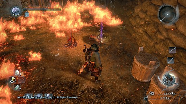 Ze zwłok zabierz klucz do magazynu - NiOh: Nieśmiertelny płomień - solucja, opis przejścia - NiOh - poradnik do gry