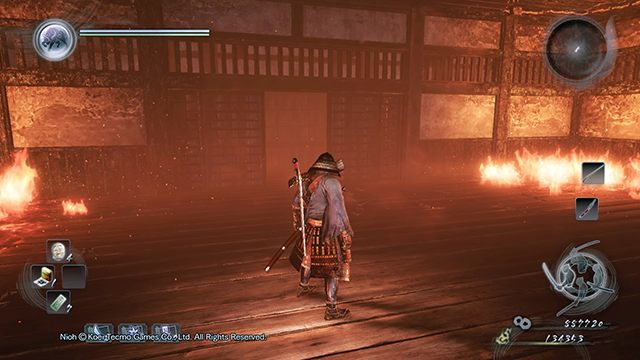 W całym budynku uważaj na ogień - NiOh: Nieśmiertelny płomień - solucja, opis przejścia - NiOh - poradnik do gry