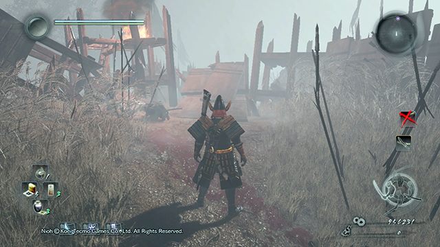 Po przejściu przez pochylnię czeka cię walka z bossem - NiOh: Sekigahara - solucja, opis przejścia - NiOh - poradnik do gry