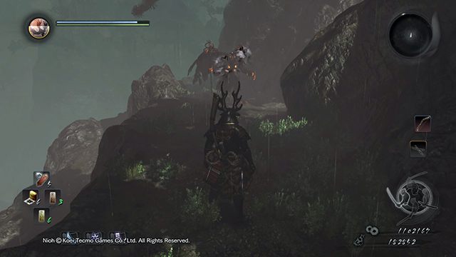 Możesz podjąć walkę lub odesłać ominąć kruka - NiOh: Splugawiona święta góra - solucja, opis przejścia - NiOh - poradnik do gry