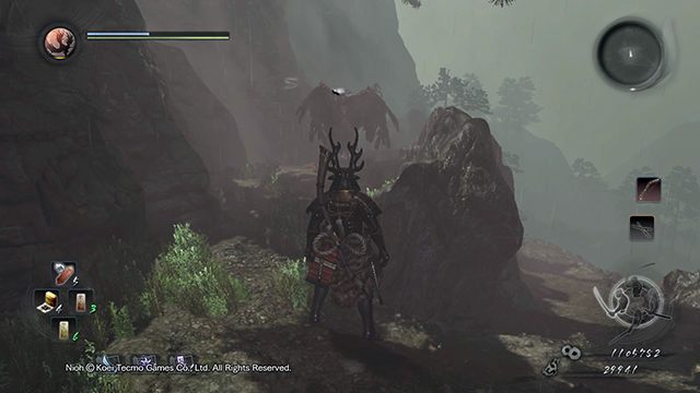 Po zabiciu lub ominięciu kruka skorzystaj z jednej z dwóch ścieżek - NiOh: Splugawiona święta góra - solucja, opis przejścia - NiOh - poradnik do gry