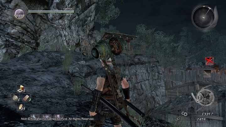 Ścieżka wiedzie w taki sam sposób jak miało to miejsce podczas realizowania zadania głównego - NiOh: Ognisty całun (Wreathed in Flame) - solucja, opis przejścia - NiOh - poradnik do gry