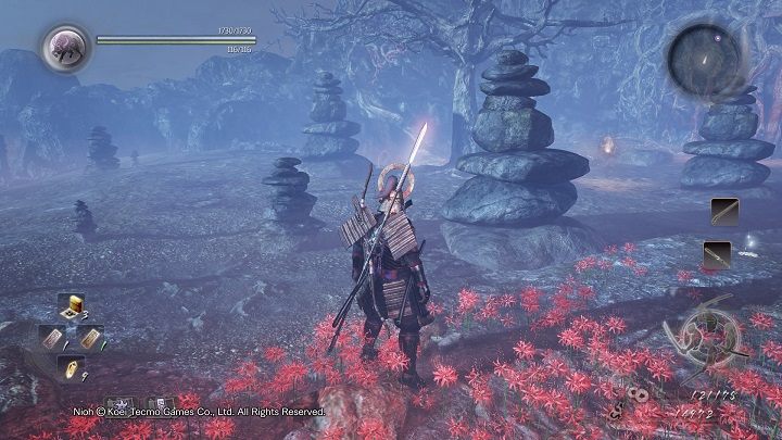 Omawiana tutaj misja przenosi cię na niewielką arenę, którą będzie miejscem starcia z wieloma demonami Yokai - NiOh: Strażnik zaświatów (The Guardian of the Underworld) - solucja - NiOh - poradnik do gry
