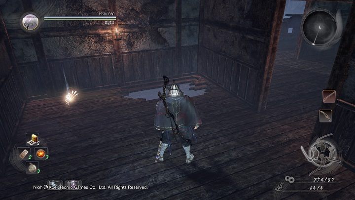 W środkowym pomieszczeniu trafisz też na podniszczoną podłogę - NiOh: Spiskowcy (The Conspirators) - solucja, opis przejścia - NiOh - poradnik do gry