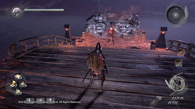 Całe zadanie polega na jednej walce - NiOh: Bitwa o most Ohashi - solucja, opis przejścia - NiOh - poradnik do gry