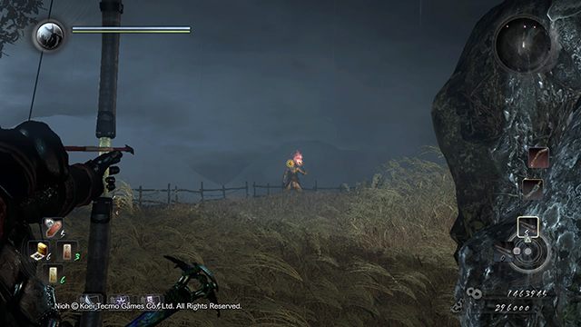 Część przeciwników najlepiej zdejmować z odległości - NiOh: Desperacki odwrót - solucja, opis przejścia - NiOh - poradnik do gry