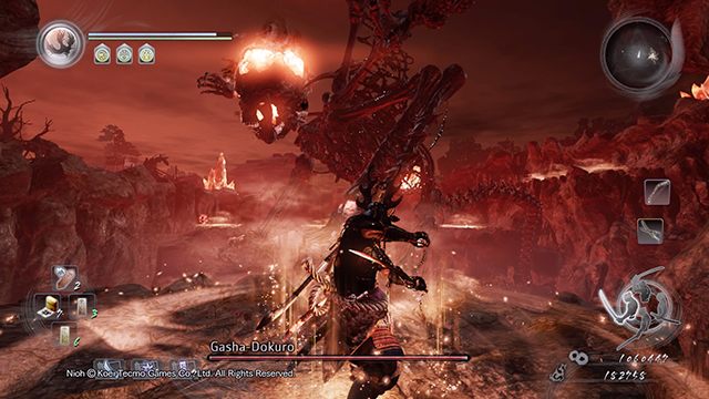 Przeciwnik ogromny, ale stosunkowo prosty do pokonania - NiOh: Gasha Dokuro - jak pokonać bossa? - NiOh - poradnik do gry