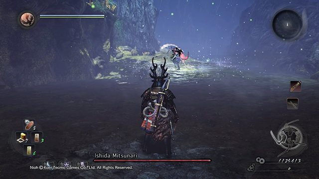 Na ataki przeciwnika musimy uważać od samego początku walki - NiOh: Ishida Mitsunari - jak pokonać bossa? - NiOh - poradnik do gry