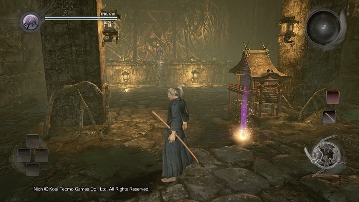 Podobnie jak w pozostałych zdaniach tego typu, sekwencję rozpoczynasz od podniesienia przedmiotu - NiOh: Droga Onmyo - solucja, opis przejścia, misje treningowe - NiOh - poradnik do gry