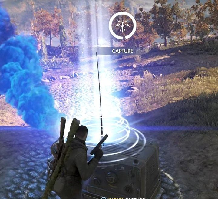 Gdy wskaźnik przechwytywania jest niemal zapełniony przez przeciwnika, zbij go i zakończ przechwytywanie samodzielnie - Zmiana kanału | Trofea w Sniper Elite 4 - Sniper Elite 4 - poradnik do gry