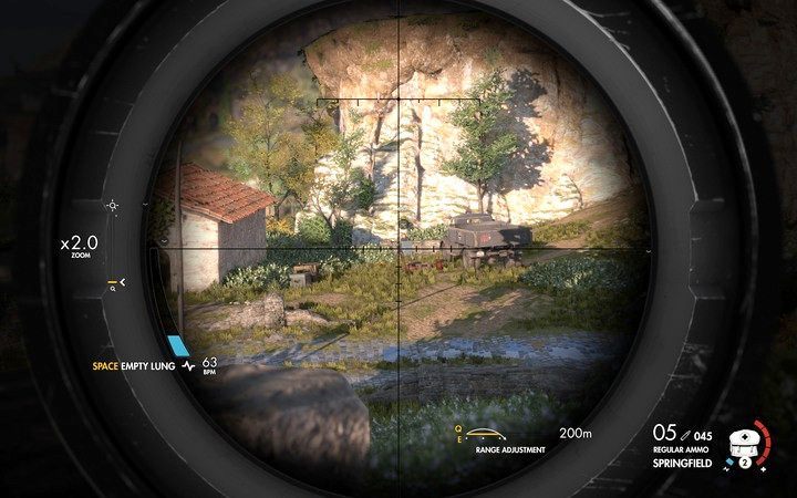 Pierwszą kamerę zdejmij z wieży lub bliżej z pistoletu - Zniszczenie kamer w San Celini | Sniper Elite 4 - Sniper Elite 4 - poradnik do gry