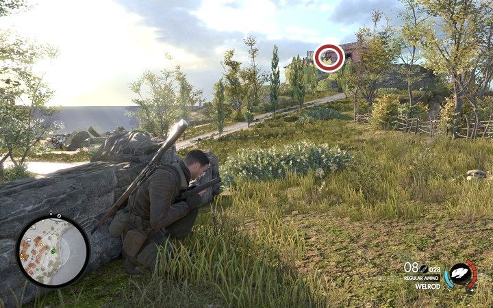 Twój główny cel to dowódca przebywający na drugim krańcu wyspy - w dużej willi - Zabójstwo Schmidta w San Celini | Sniper Elite 4 - Sniper Elite 4 - poradnik do gry