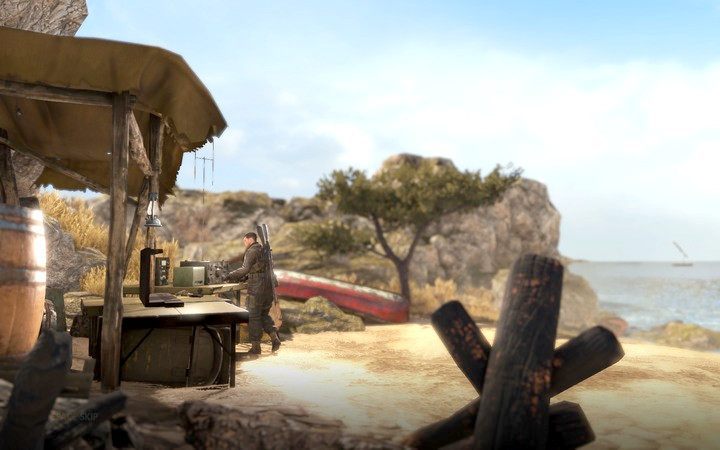 Każde zadanie od teraz będzie miało swoisty wstęp - oglądając cutsceny możesz czasem dowiedzieć się kilku ciekawych wskazówek - Informacje o zadaniu we Wsi Bitanti | Sniper Elite 4 - Sniper Elite 4 - poradnik do gry