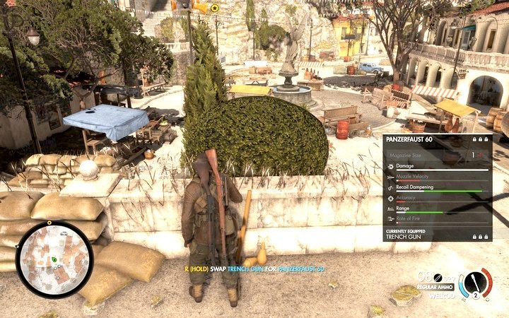 Panzerfaust - Znajdź kwaterę partyzantów we Wsi Bitanti | Sniper Elite 4 - Sniper Elite 4 - poradnik do gry