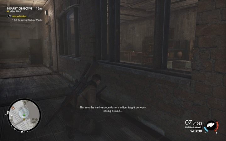 Dokumenty w biurze - Zabij szefa doków i zniszcz reflektor w lokacji Stocznia Lorino - Sniper Elite 4 - poradnik do gry