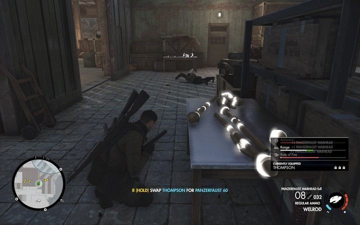 Tyle powinno wystarczyć? - Dostań się do składu broni w lokacji Stocznia Lorino | Sniper Elite 4 - Sniper Elite 4 - poradnik do gry