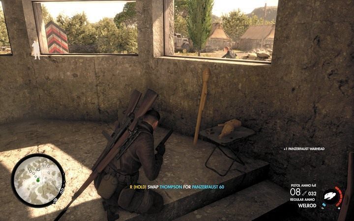 Panzerfaust w bunkrze - Jak zdobyć drugi dokument i Panzerfaust w lokacji Klasztora Abrunza - Sniper Elite 4 - poradnik do gry