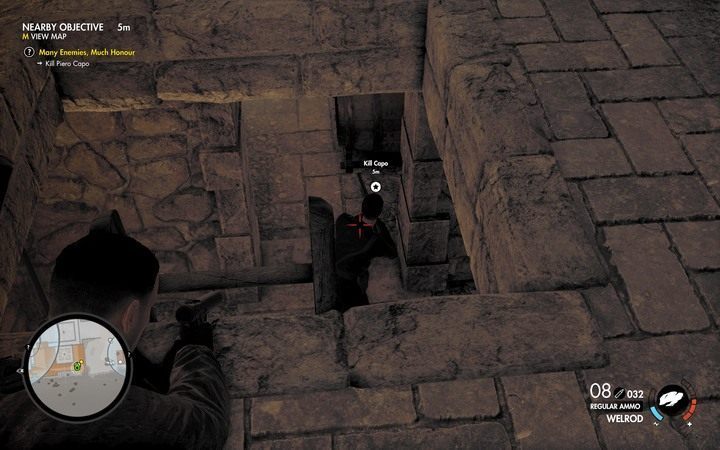 Czasem Capo może ukryć się w piwnicach - Capo i dwa ostatnie dokumenty w lokacji Klasztor Abrunza | Sniper Elite 4 - Sniper Elite 4 - poradnik do gry