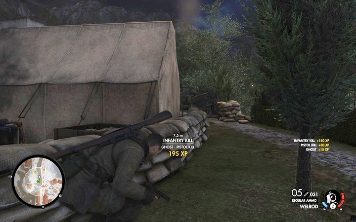 Wysadź ostatnie działo, możesz to zrobić niepostrzeżenie - Ciężarówka propagandy, III działo w lokacji Willa Giovi Fiorini | Sniper Elite 4 - Sniper Elite 4 - poradnik do gry