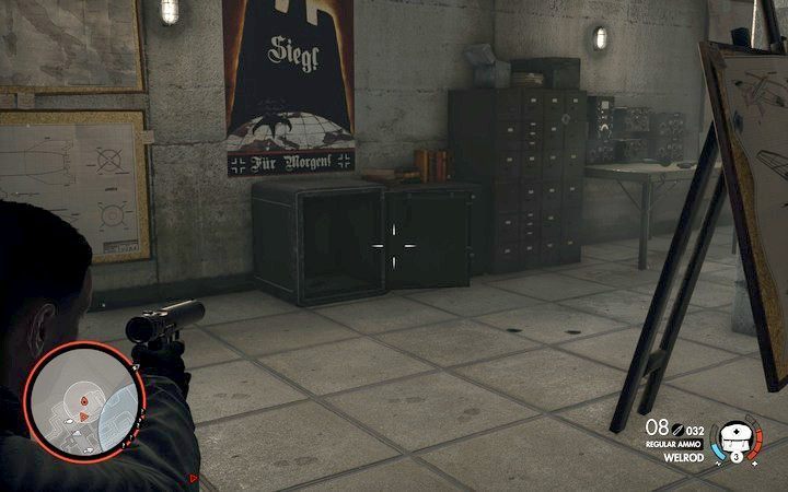 Sejf możesz otworzyć kodem oficera lub wysadzić ładunkiem - twój wybór - Sejf i pierwszy zbiornik w lokacji Allagryjska Forteca | Sniper Elite 4 - Sniper Elite 4 - poradnik do gry