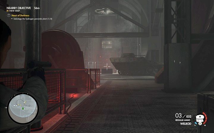 Drugi zawór widziany z przeciwnej strony - III i IV zbiornik w lokacji Allagryjska Forteca | Sniper Elite 4 - Sniper Elite 4 - poradnik do gry