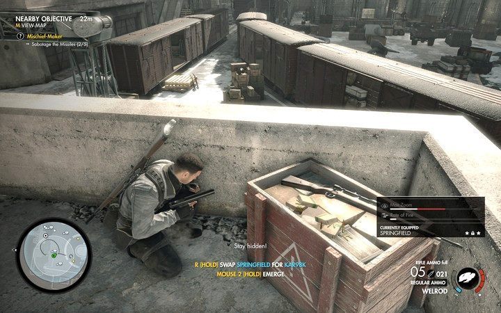 Wysadź pozostałe rakiety - na tym placu są trzy, każda w innym miejscu - V zbiornik, III i IV rakieta w lokacji Allagryjska Forteca | Sniper Elite 4 - Sniper Elite 4 - poradnik do gry