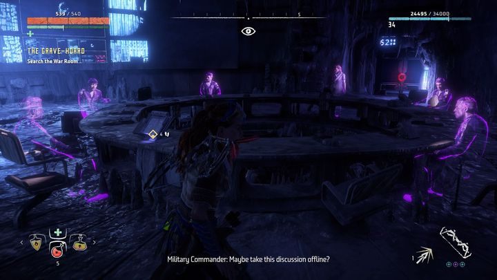 Na górze pojawi się Sylens - Horizon Zero Dawn: Kurhan (Grave-Hoard) solucja - Horizon Zero Dawn - poradnik, solucja