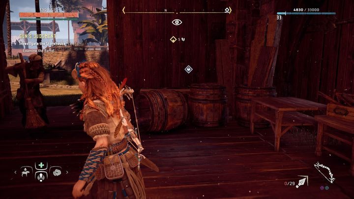 W pierwszej kolejności udaj się do magazynu - Horizon Zero Dawn: Sprawiedliwość słońca (Suns Judgement) | Horizon Zero Dawn - Horizon Zero Dawn - poradnik, solucja